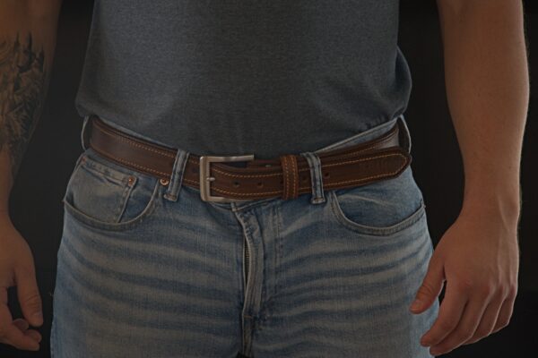 ⁦KRIG ASHWOOD™ LEATHER BELT - חגורת עור⁩ – תמונה ⁦9⁩